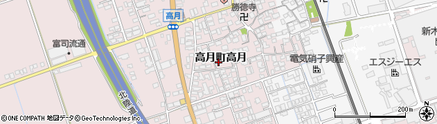 滋賀県長浜市高月町高月117周辺の地図