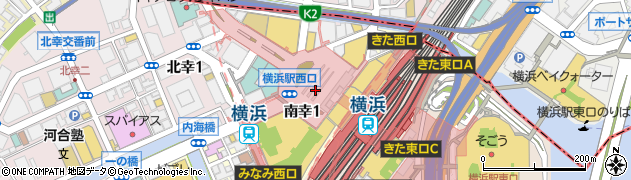 ベリテ　横浜店周辺の地図
