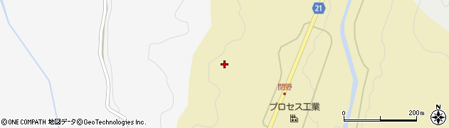 鳥取県鳥取市鹿野町閉野周辺の地図