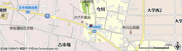 岐阜北消防署黒野分署周辺の地図