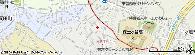 神奈川県横浜市旭区市沢町93周辺の地図