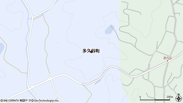 〒691-0062 島根県出雲市多久谷町の地図