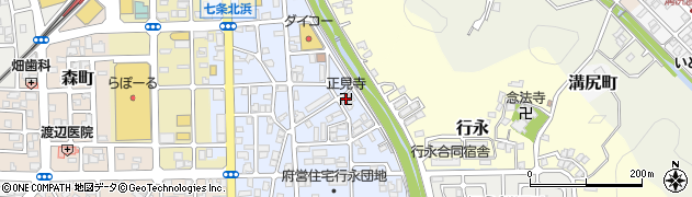 正見寺周辺の地図