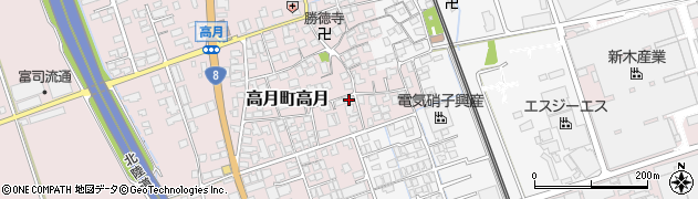 滋賀県長浜市高月町高月114周辺の地図
