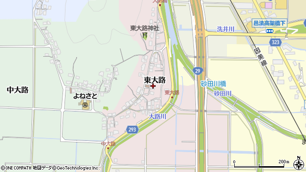 〒689-1105 鳥取県鳥取市東大路の地図