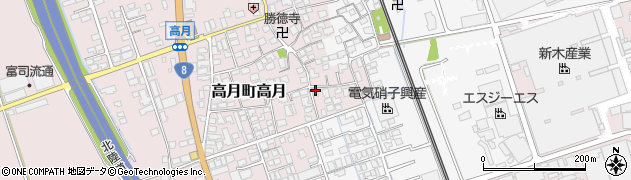 滋賀県長浜市高月町高月102周辺の地図