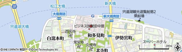 島根県松江市和多見町周辺の地図