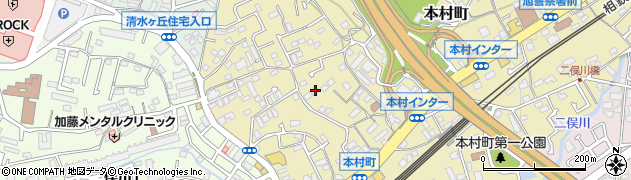 神奈川県横浜市旭区本村町88周辺の地図