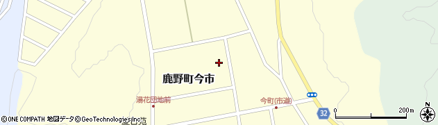 鳥取県鳥取市鹿野町今市周辺の地図