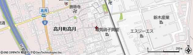 滋賀県長浜市高月町高月95周辺の地図