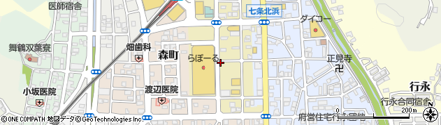 舞鶴流通産業株式会社周辺の地図