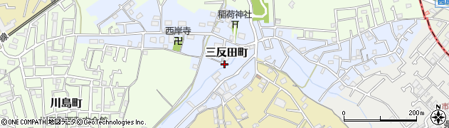 神奈川県横浜市旭区三反田町周辺の地図