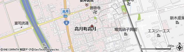 滋賀県長浜市高月町高月118周辺の地図