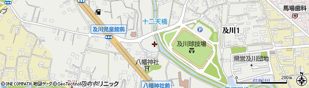 神奈川県厚木市及川612周辺の地図