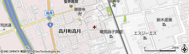 滋賀県長浜市高月町高月82周辺の地図