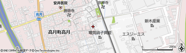 滋賀県長浜市高月町高月222周辺の地図
