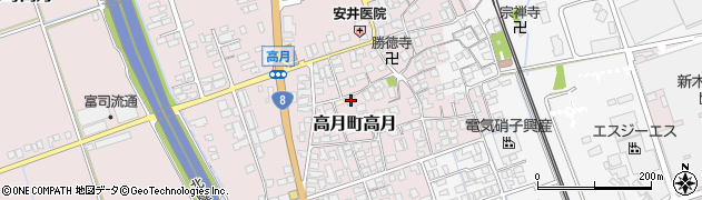 滋賀県長浜市高月町高月138周辺の地図
