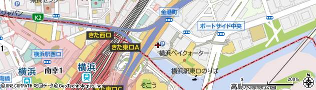 神奈川県横浜市神奈川区金港町1-1周辺の地図