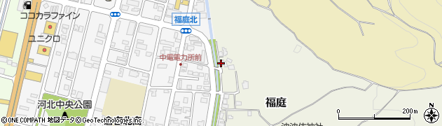 鳥取県倉吉市福庭283周辺の地図
