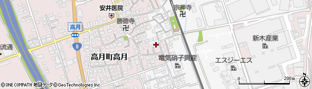 滋賀県長浜市高月町高月84周辺の地図