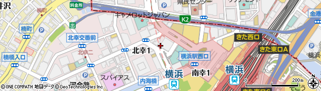 神奈川県横浜市西区北幸1丁目4周辺の地図