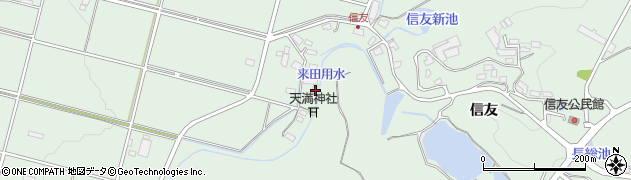 岐阜県美濃加茂市下米田町信友50周辺の地図
