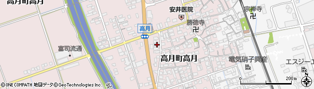 滋賀県長浜市高月町高月190周辺の地図