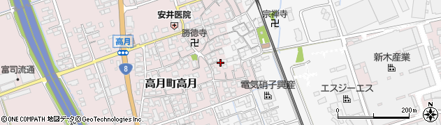 滋賀県長浜市高月町高月78周辺の地図