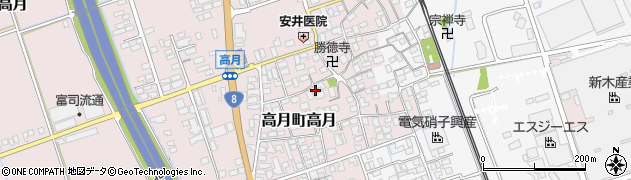 滋賀県長浜市高月町高月132周辺の地図