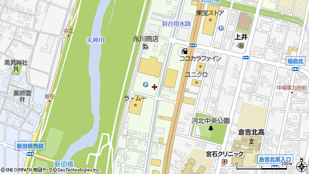 〒682-0041 鳥取県倉吉市河北町の地図