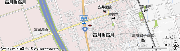 滋賀県長浜市高月町高月189周辺の地図