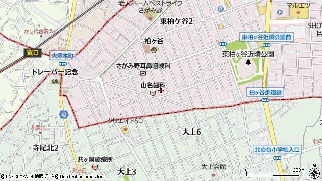 〒243-0401 神奈川県海老名市東柏ケ谷の地図