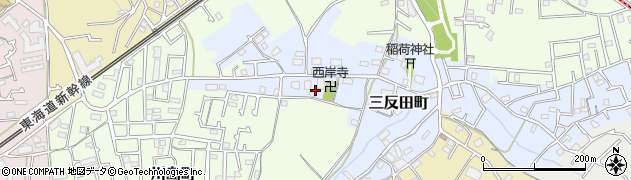 神奈川県横浜市旭区三反田町271周辺の地図