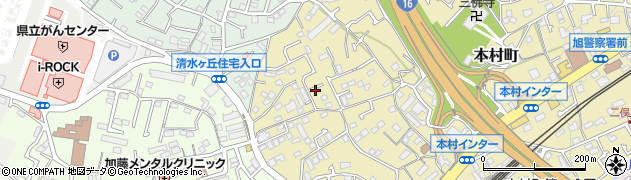 神奈川県横浜市旭区本村町周辺の地図