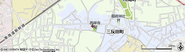 神奈川県横浜市旭区三反田町270周辺の地図