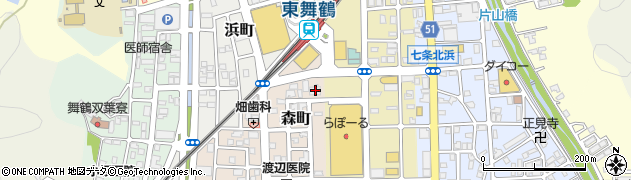 ポレスター東舞鶴駅前管理室周辺の地図