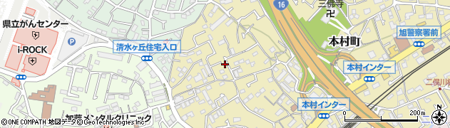 神奈川県横浜市旭区本村町110周辺の地図