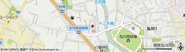 神奈川県厚木市及川周辺の地図