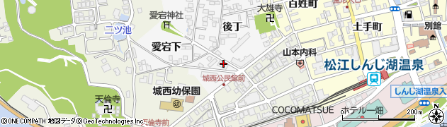 島根松陰塾　松江校周辺の地図