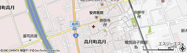 滋賀県長浜市高月町高月142周辺の地図