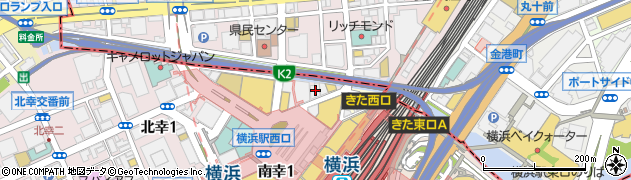 神奈川県横浜市西区北幸1丁目1-6周辺の地図