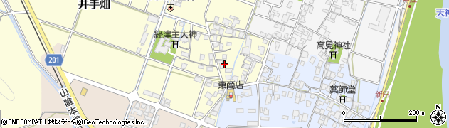 鳥取県倉吉市井手畑20周辺の地図