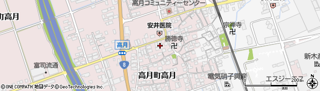 滋賀県長浜市高月町高月150周辺の地図