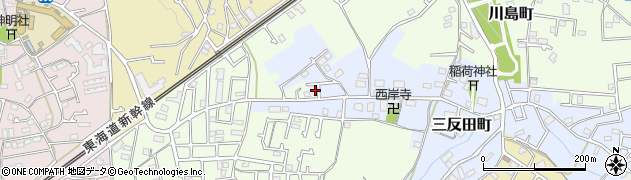 神奈川県横浜市旭区三反田町283周辺の地図