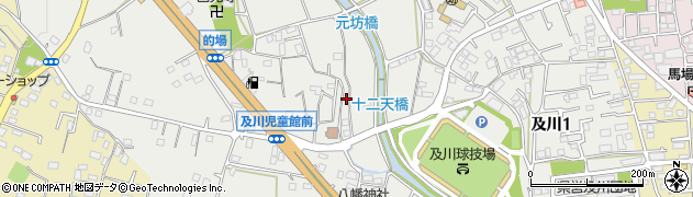 神奈川県厚木市及川491周辺の地図