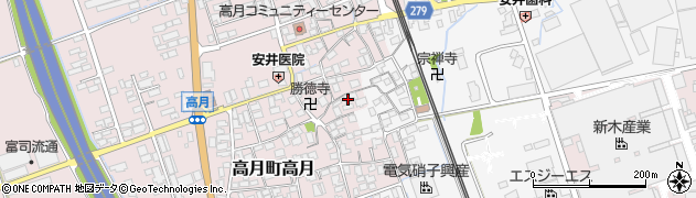 滋賀県長浜市高月町高月60周辺の地図
