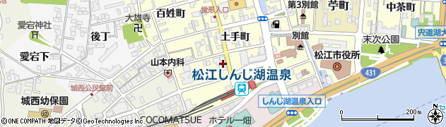 一畑電気鉄道株式会社不動産事業部周辺の地図
