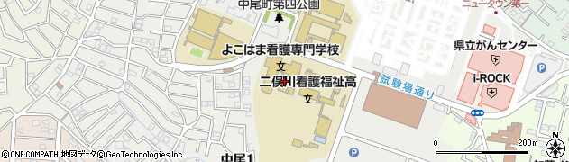 神奈川県横浜市旭区中尾周辺の地図