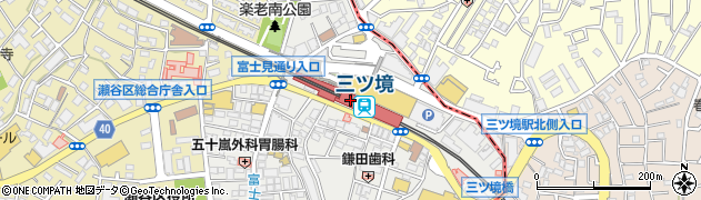 神奈川県横浜市瀬谷区三ツ境4周辺の地図
