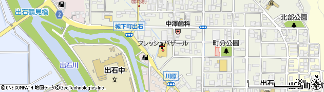 株式会社白バラドライ　出石店周辺の地図